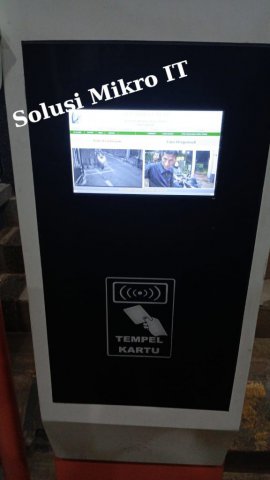 Dispenser dan Monitoring Palang pintu otomatis