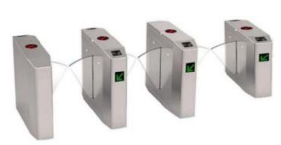 Flap Barrier Three Channels (TransparentWings) aplikasi pemesanan tiket