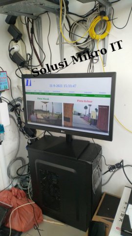 Samanea Hills Pos Monitoring Palang pintu otomatis